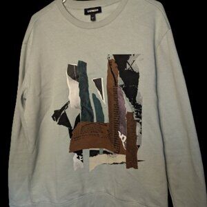 Express Gray Sweatshirt - Size M - Made in India - Used